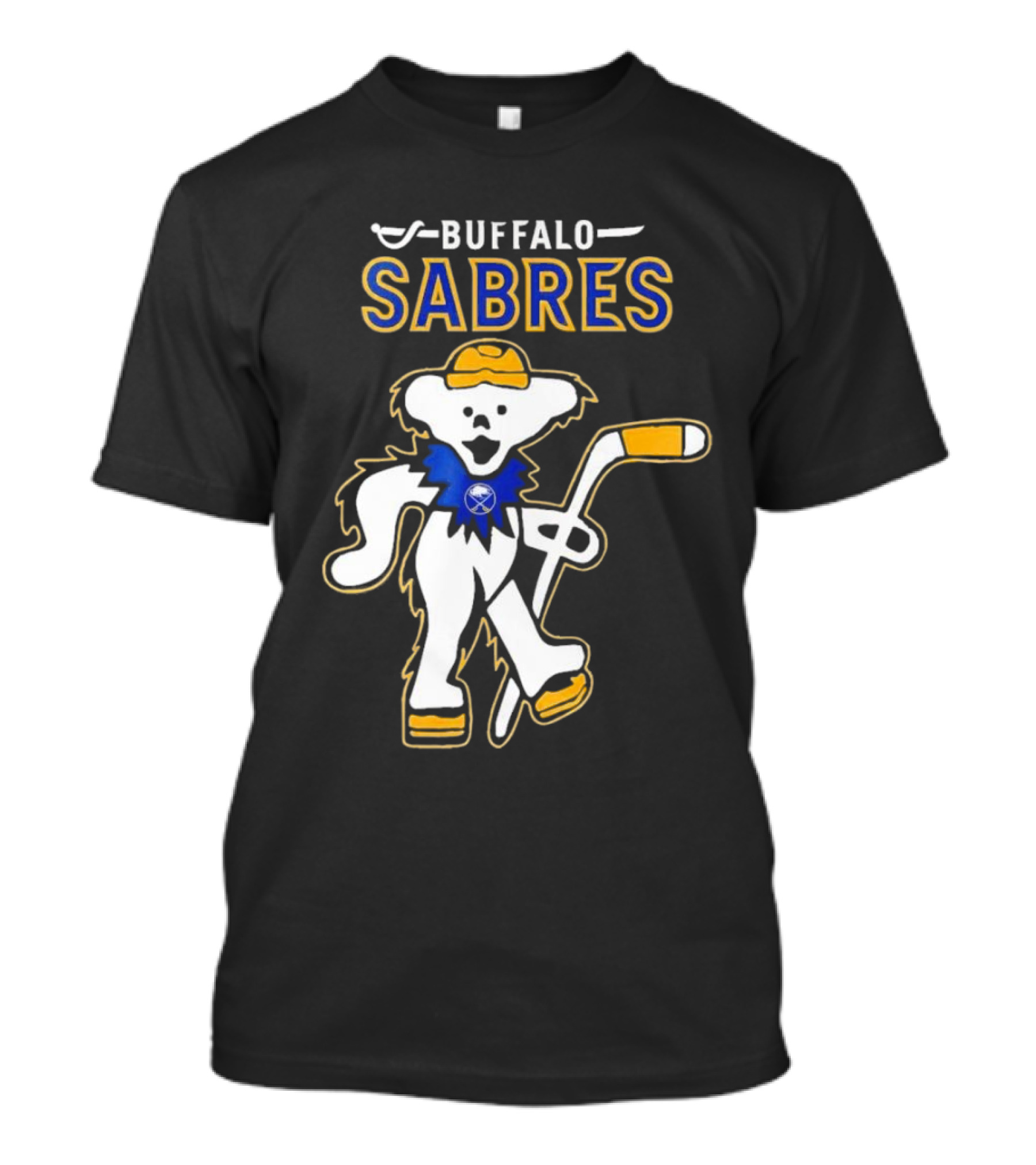 Buffalo Sabres Grateful Dead Dancing Bear Hockey T-Shirt