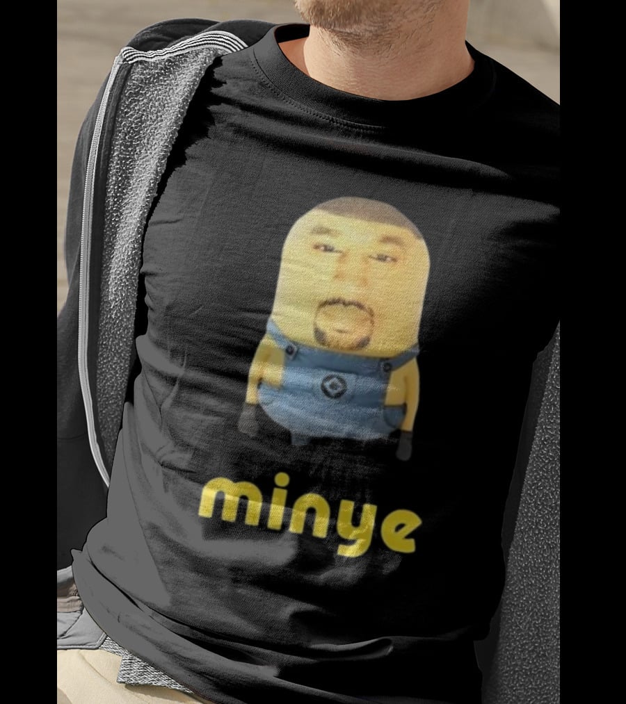 Dippytees Minye Minion Crossover Character Face T-Shirt