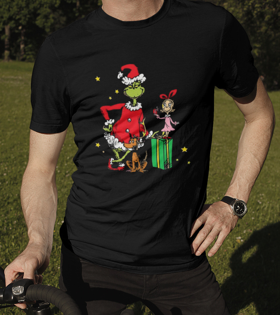 Grinch Cindy Lou Who Max Grinchmas Merry Christmas T-Shirt
