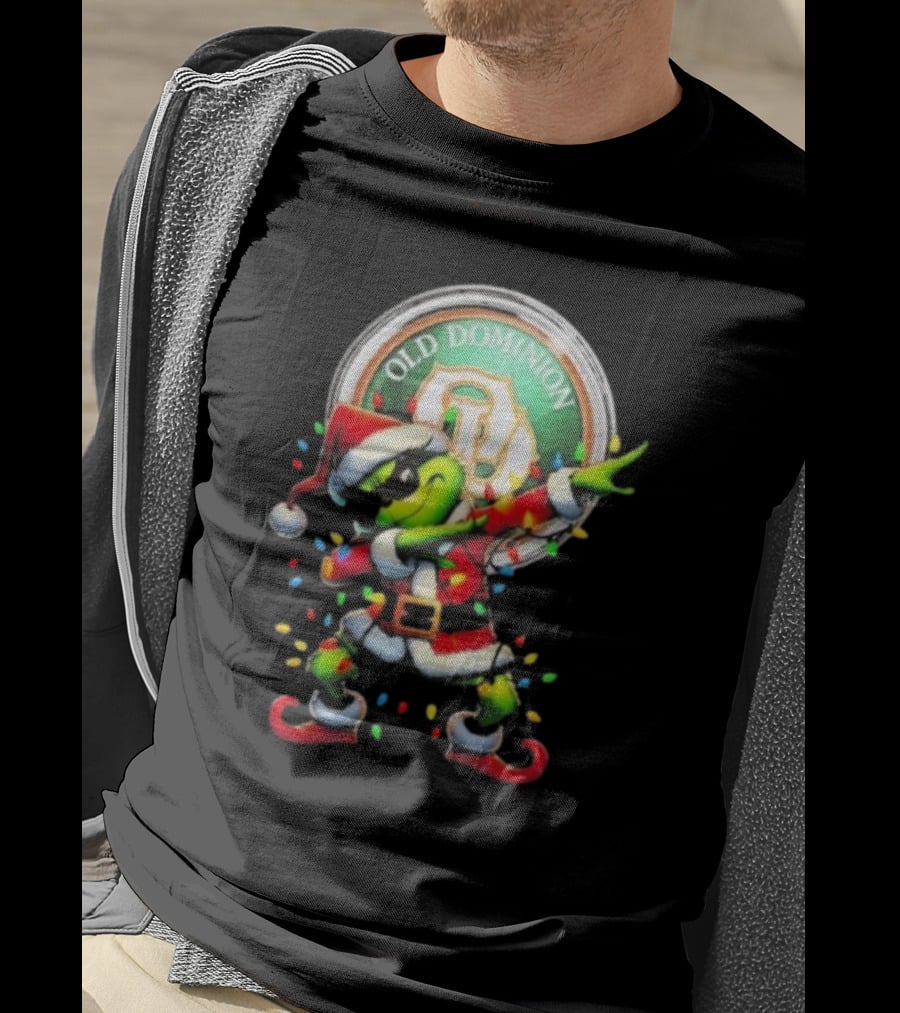 Old Dominion Freight Line Santa Grinch Dabbing Christmas T-Shirt