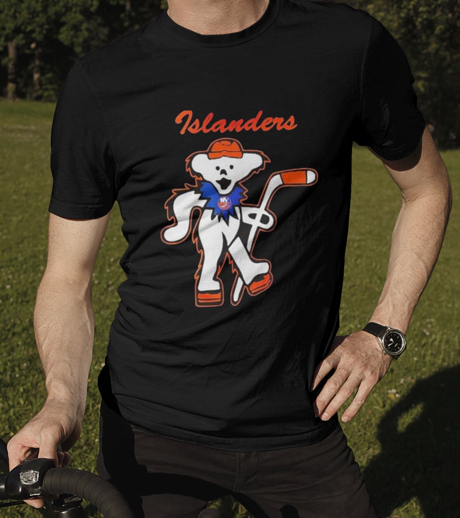 New York Islanders Hockey Grateful Dead Dancing Bear T-Shirt