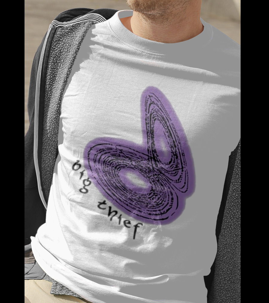 Big Thief Double Infinitee Purple Rings T-Shirt