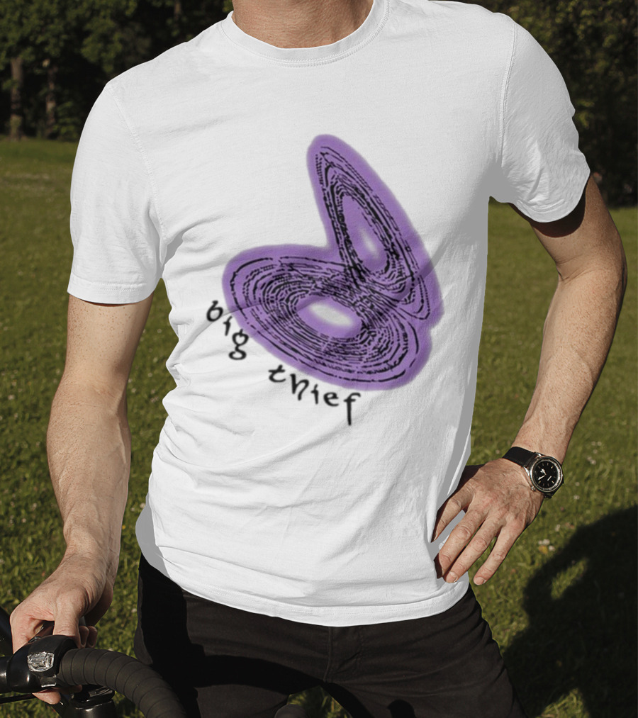Big Thief Double Infinitee Purple Rings T-Shirt