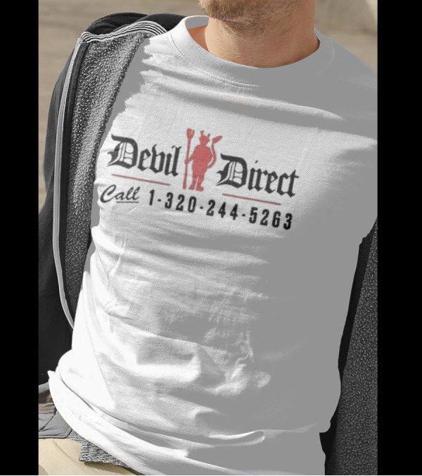Devil Direct Call 1 320 244 5263 New SS T-Shirt