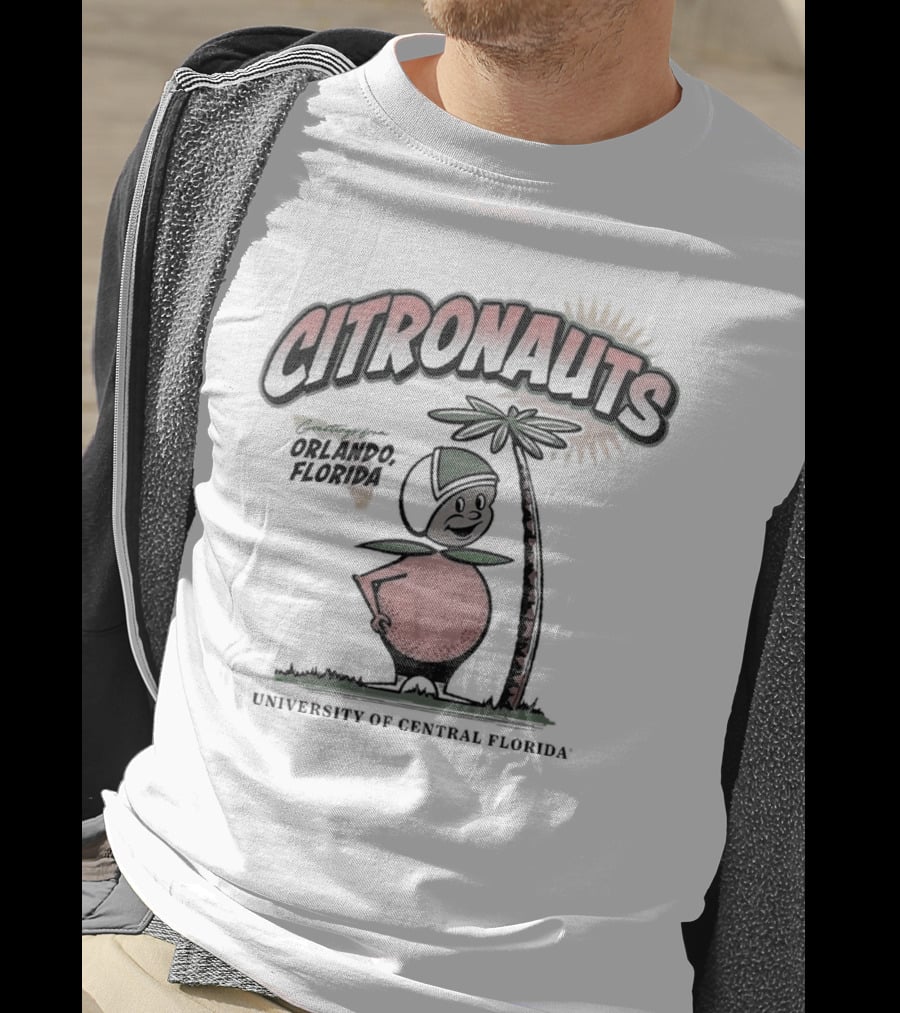 UCF FTU Citronauts University Of Central Florida Orlando Florida Vintage Heavyweight T-Shirt
