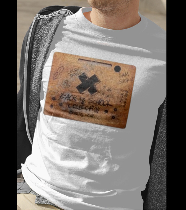 Sam And Colby Merch Store XPLR Back To School Collection Coming Soon Colby Draws Sam Sucks T-Shirt