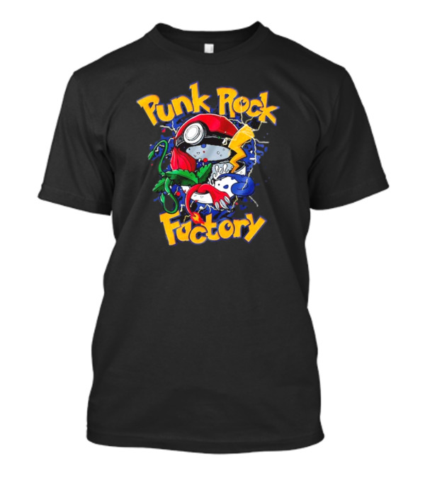 Punk Rock Factory Gotta Catch Em All 2024 Pokémon Mashup T-Shirt