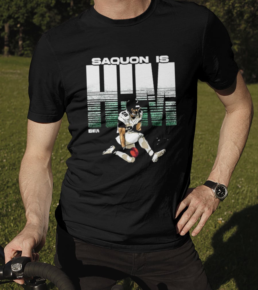 Saquon Is HIM NFLPA Signature Football T-Shirt
