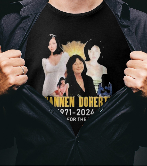 Shannen Doherty 1971-2024 Thank You For The Memories Iconic T-Shirt