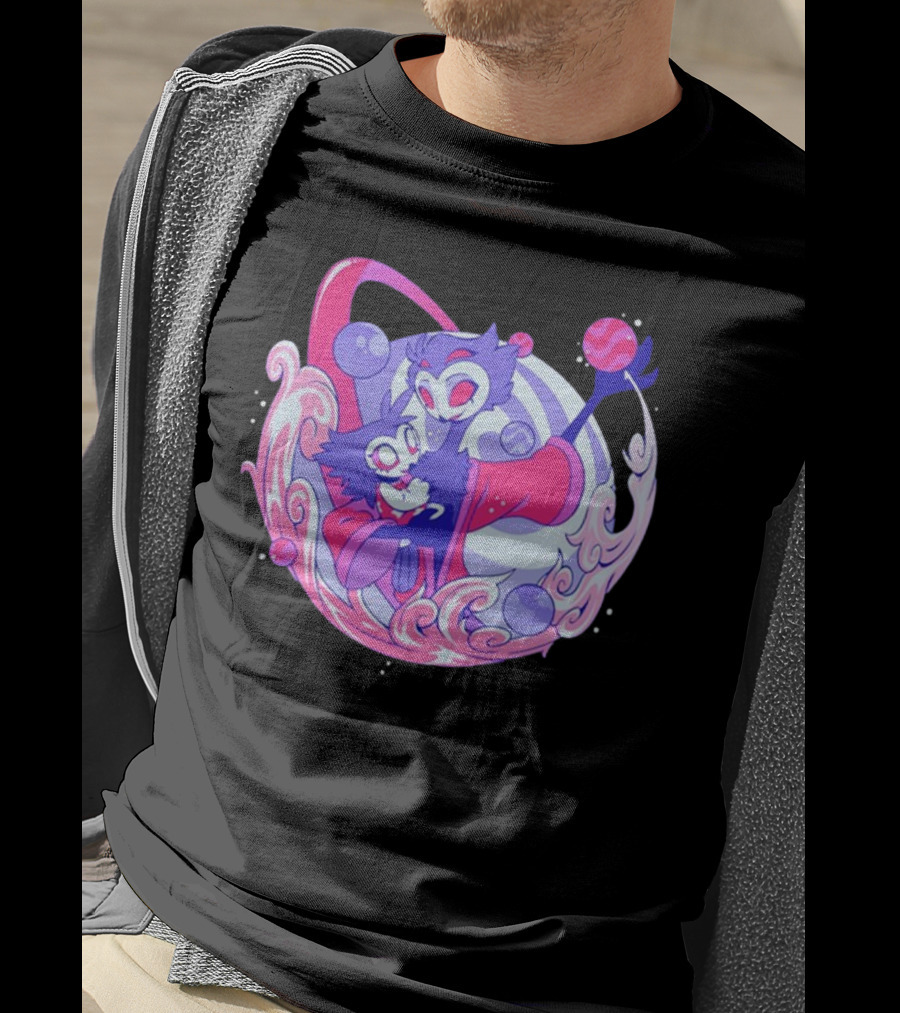 Stolas Owl Demon Cosmic Embrace Lullaby T-Shirt