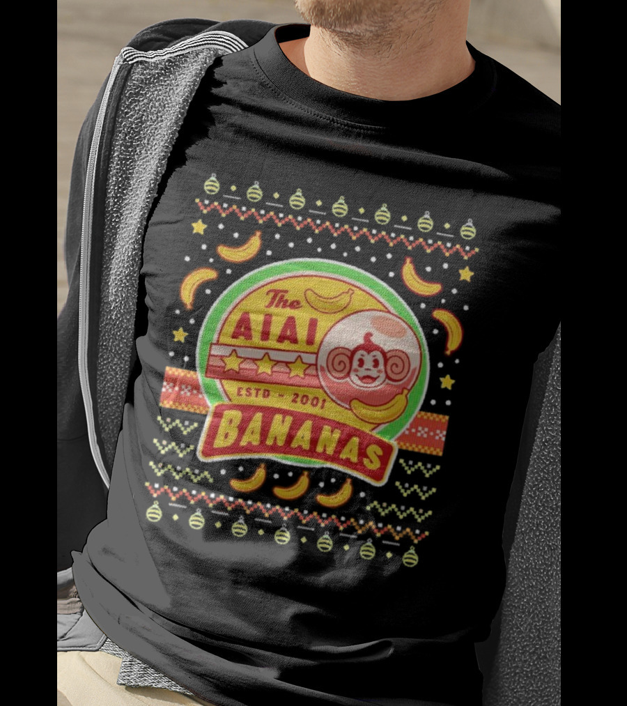 The Aiai Bananas ESTD 2001 Festive T-Shirt