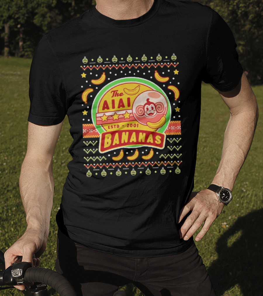 The Aiai Bananas ESTD 2001 Festive T-Shirt