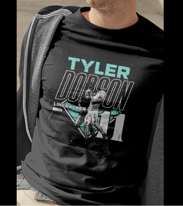 Tyler Dodson NFLPA Miami Dolphins Linebacker One-Handed Catch 11 T-Shirt