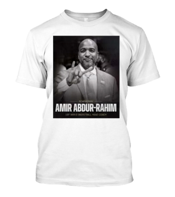 In Memoriam Amir Abdur-Rahim USF Men's Basketball Head Coach 1981-2024 T-Shirt