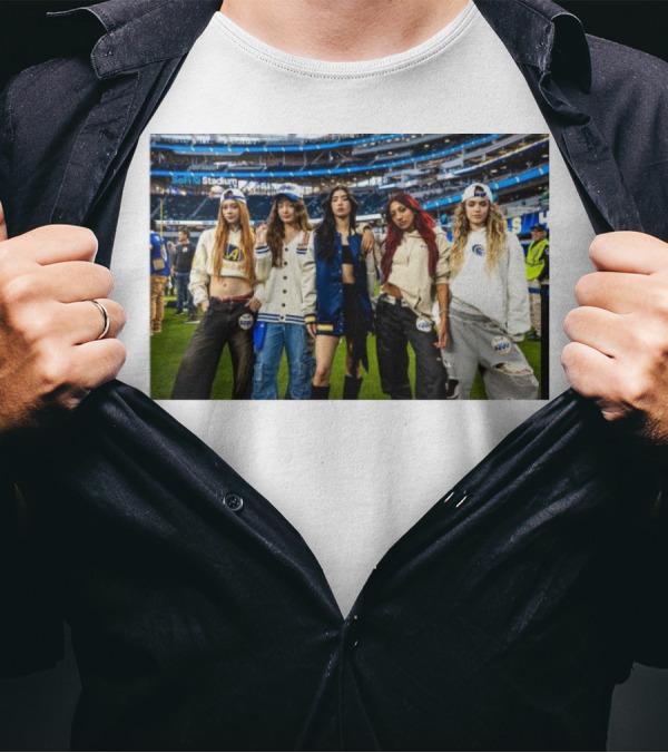 KATSEYE – Thank You Los Angeles Rams Cheerleaders SoFi Stadium Game Day Special T-Shirt