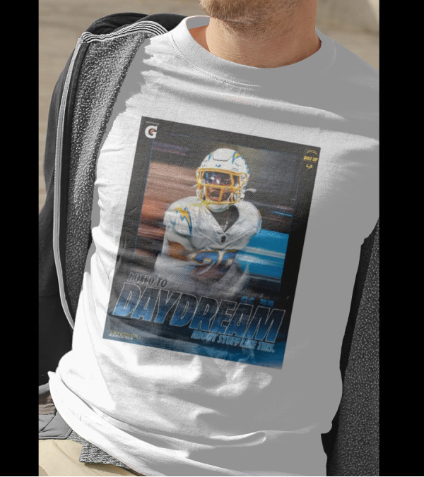 Los Angeles Chargers Tarheeb Still Defensive Back I Used To Daydream About Stuff Like This Bolt Up LA T-Shirt
