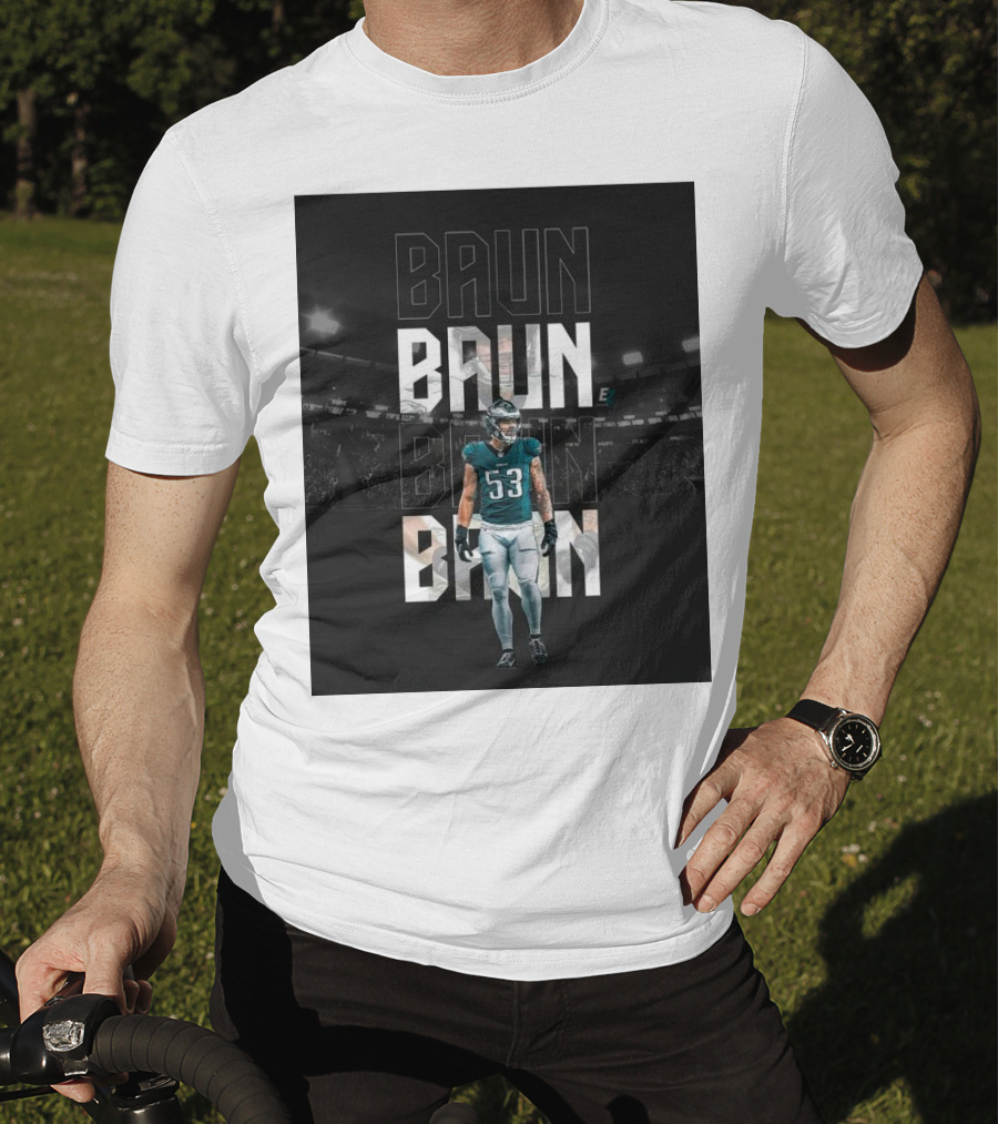 Baun Philadelphia Eagles QB Sack Go Birds Football Stadium T-Shirt