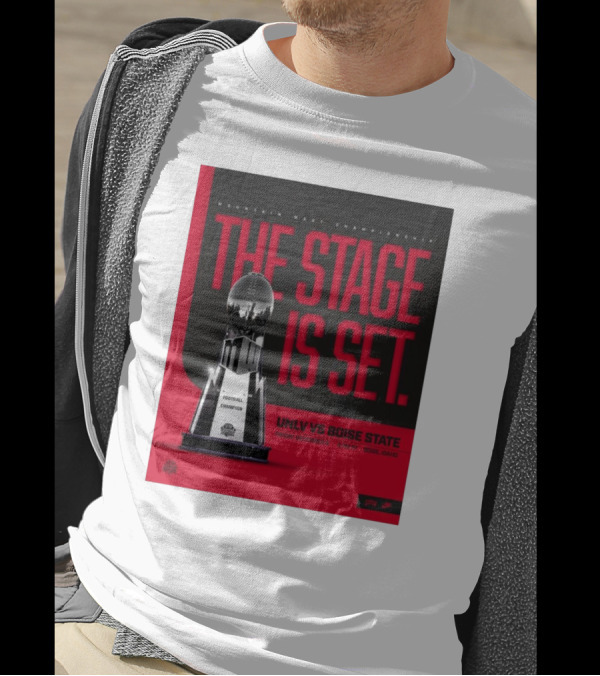 Mountain West Championship UNLV Rebels Vs Boise State Broncos The Stage Is Set Friday December 6 Boise Idaho T-Shirt