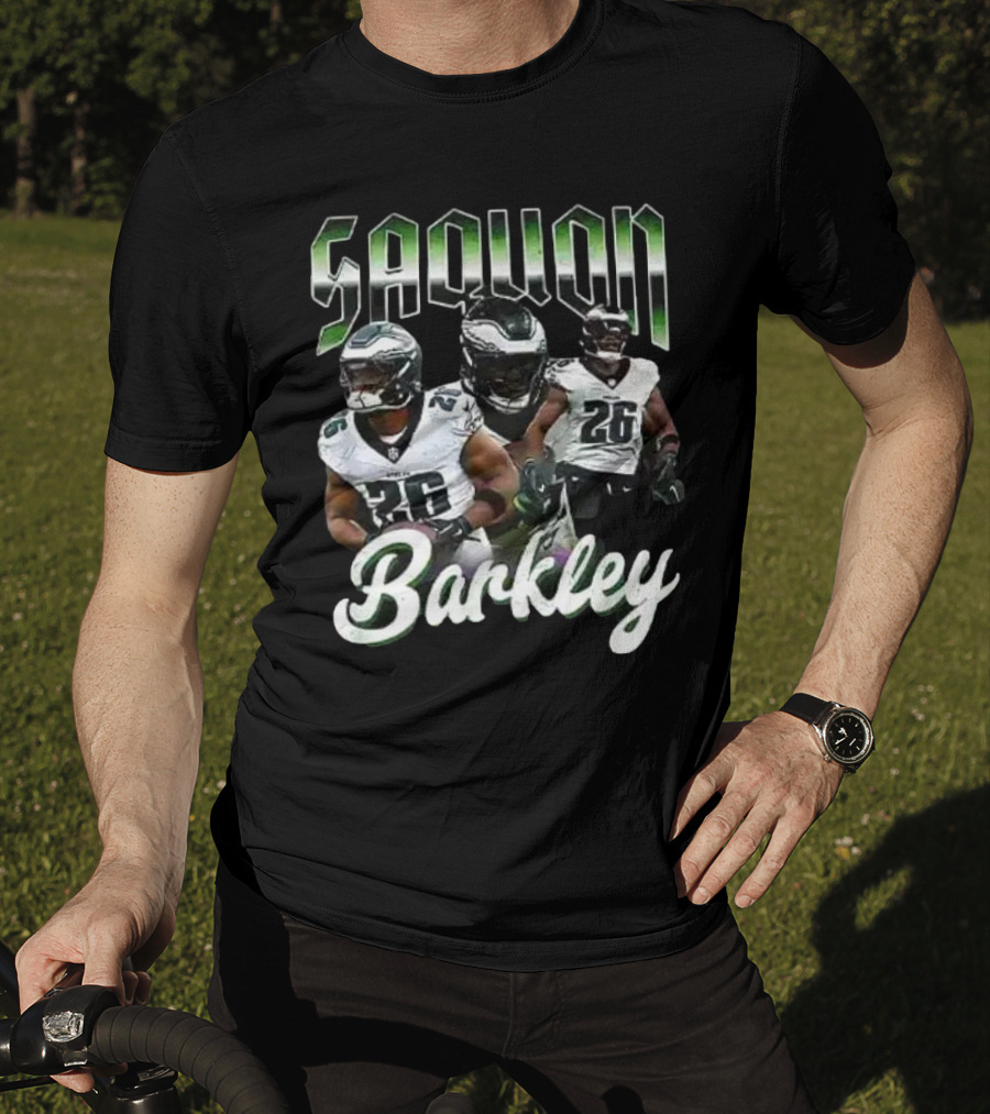 Philadelphia Eagles Saquon Barkley NFL Football T-Shirt
