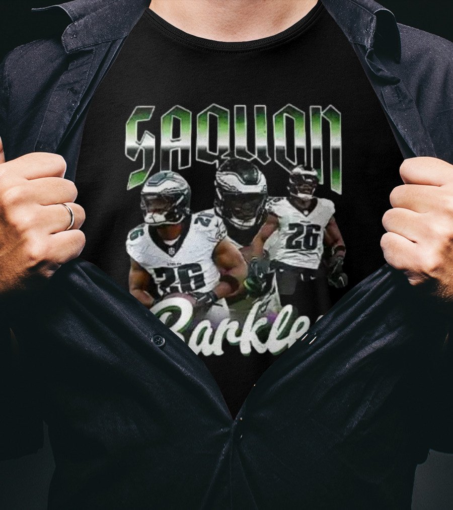 Philadelphia Eagles Saquon Barkley NFL Football T-Shirt