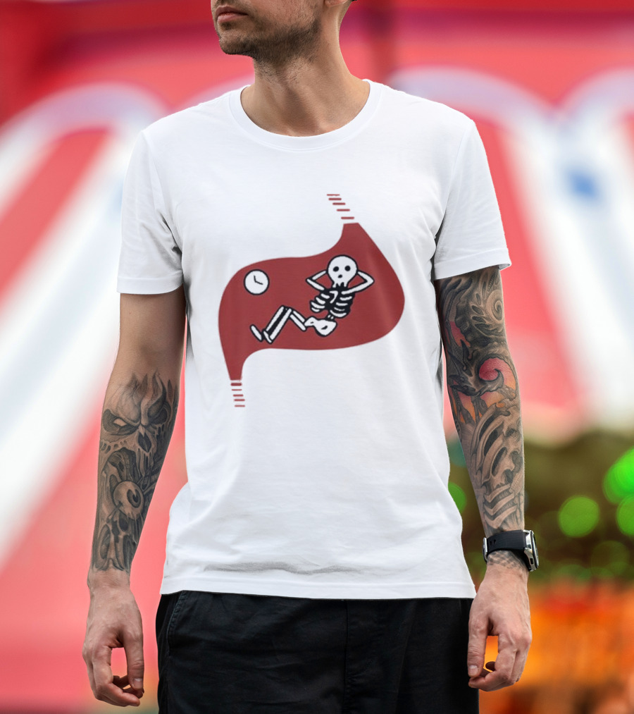 Daodaosama1125 Skeleton With Clock Death Of Dungeon Meshi Falin T-Shirt