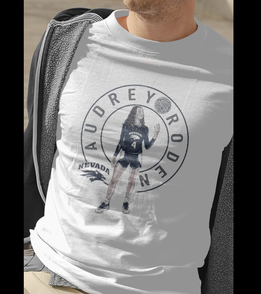 Audrey Roden Nevada Wolf Pack Basketball Player Circular T-Shirt