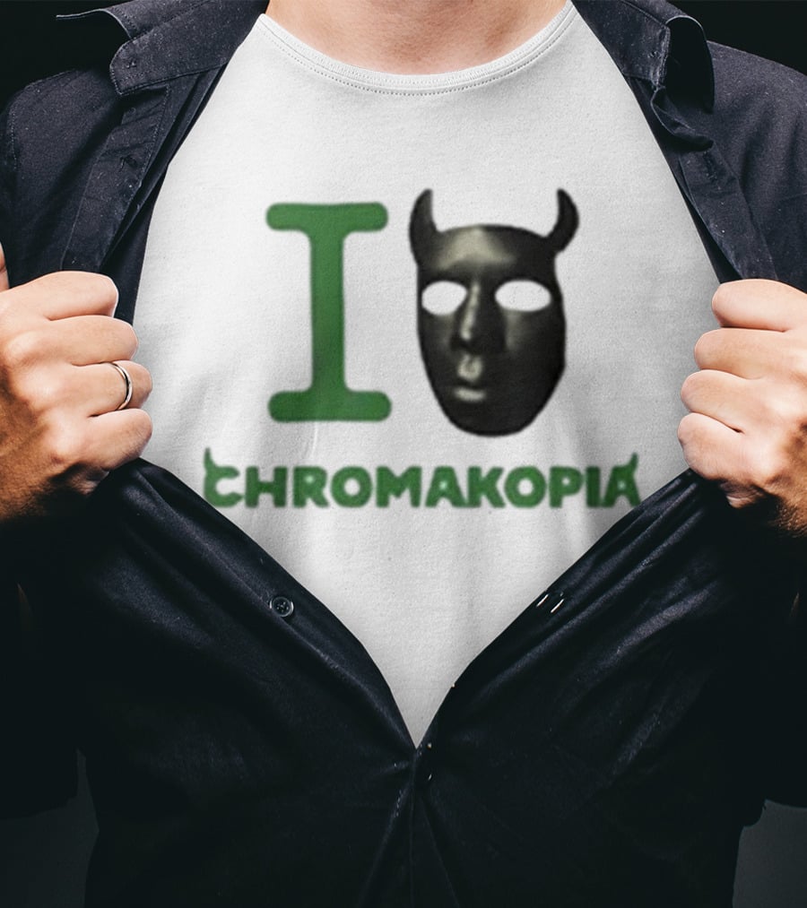 I Love Chromakopia Mask With Horns T-Shirt