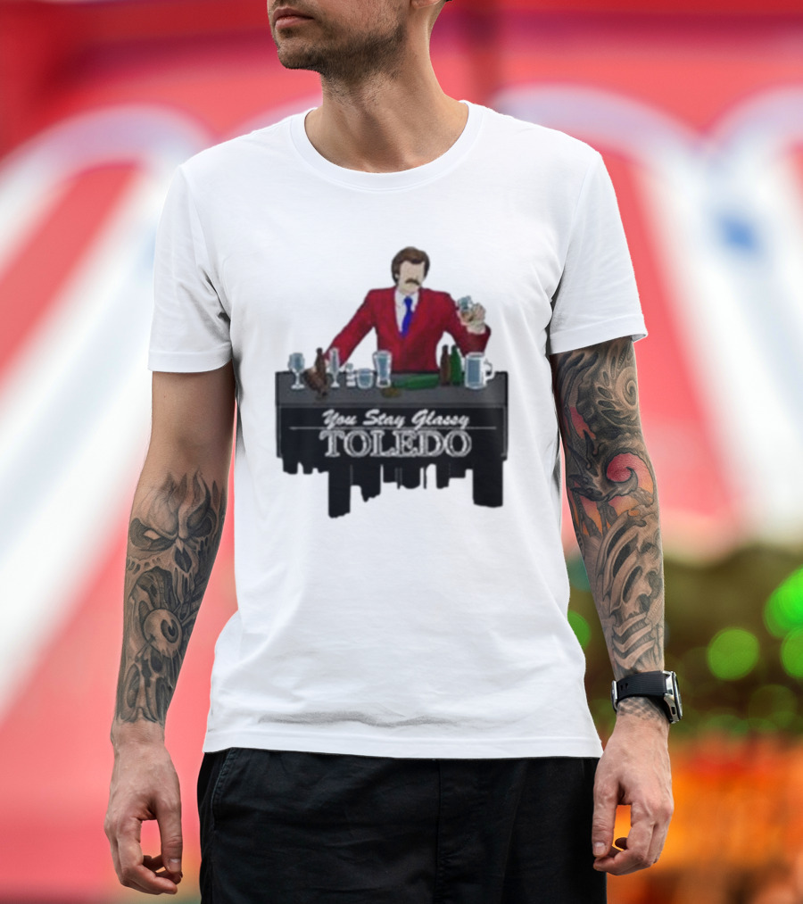 You Stay Classy Toledo 2024 Red Suit Iconic T-Shirt