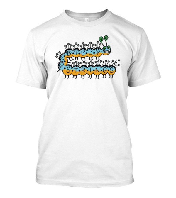 Billy Strings Caterpillar 2024 Blue And Yellow Typography T-Shirt