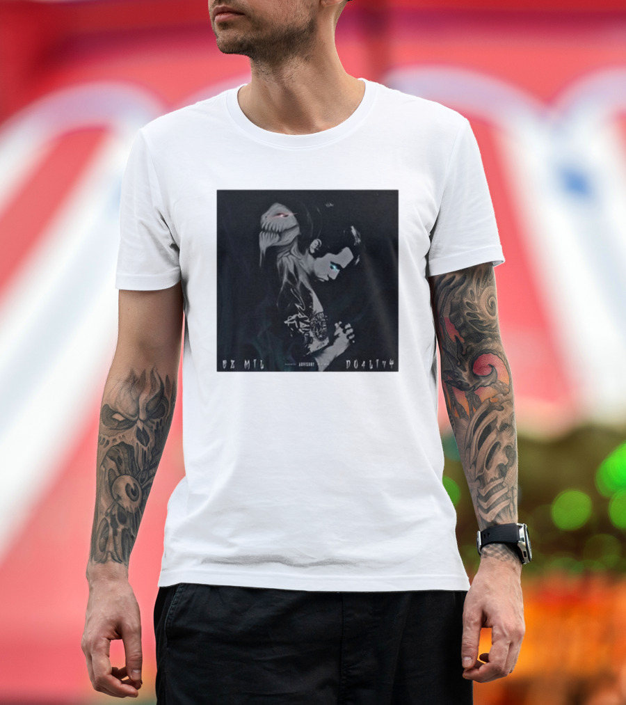 Ez Mil Duality Parental Advisory Dark Creature Tattooed Person T-Shirt