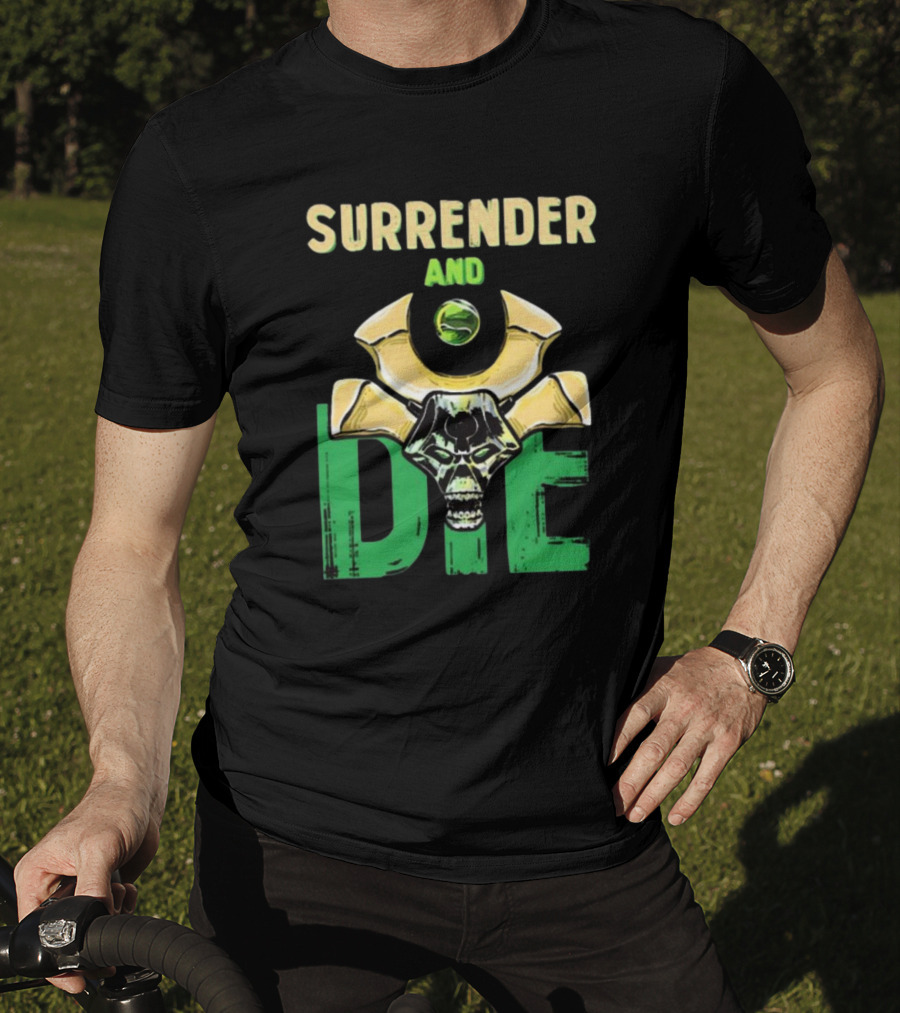 Majorkill Surrender And Die Skull T-Shirt