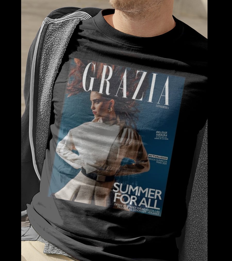 Grazia Latinoamerica Summer For All Melissa Barrera Juegos Olimpicos Paris T-Shirt