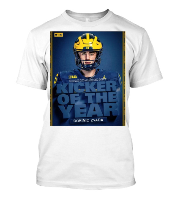 Michigan Wolverines Big Bakken-Andersen Kicker Of The Year Dominic Zvada T-Shirt