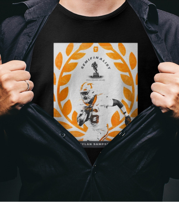 Dylan Sampson Tennessee Vols Semifinalist Doak Walker Award Football Achievement Laurels T-Shirt