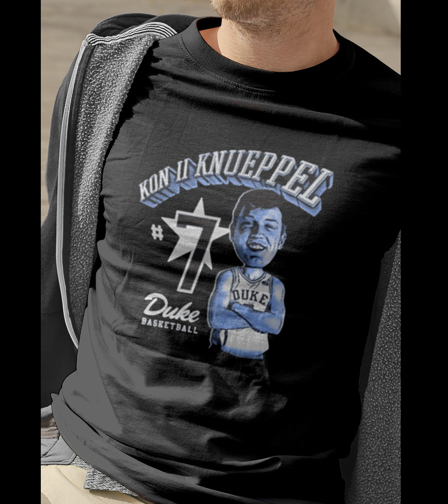 Kn II Knueppel #7 Duke Basketball Cartoon T-Shirt