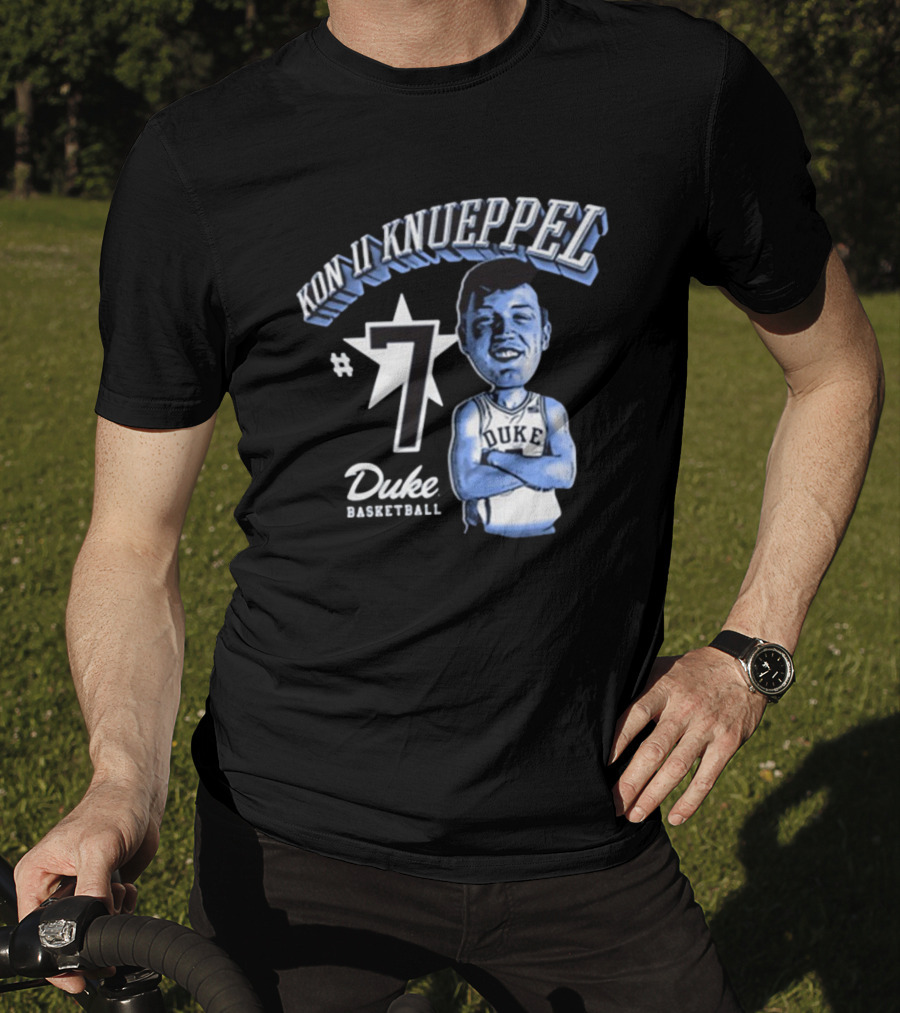 Kn II Knueppel #7 Duke Basketball Cartoon T-Shirt