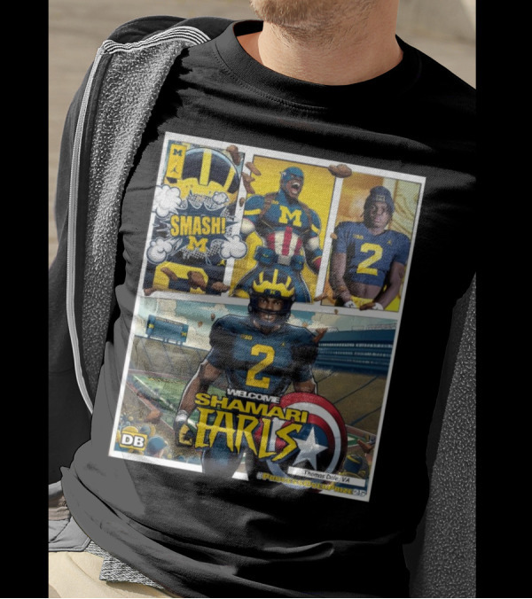 Michigan Wolverines Welcome Shamari Earls Smash Thomas Dale VA #ProcessOverPraise25 T-Shirt