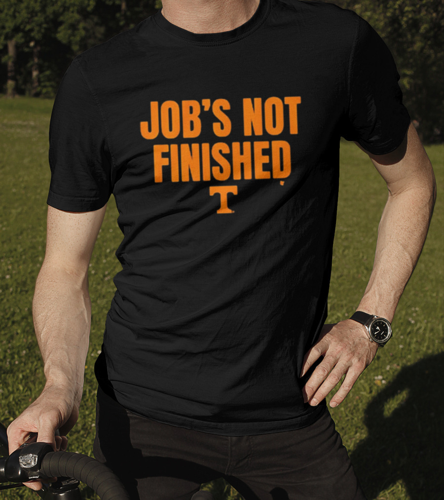 Tennessee Volunteers Football Job's Not Finished Iconic T T-Shirt