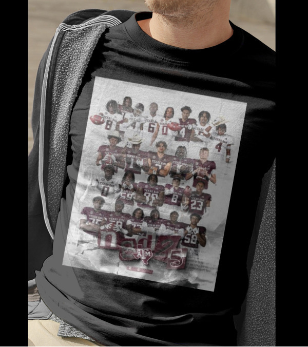 Texas A&M Aggies NSD 25 2The5Tation Players GigEm The Nation T-Shirt
