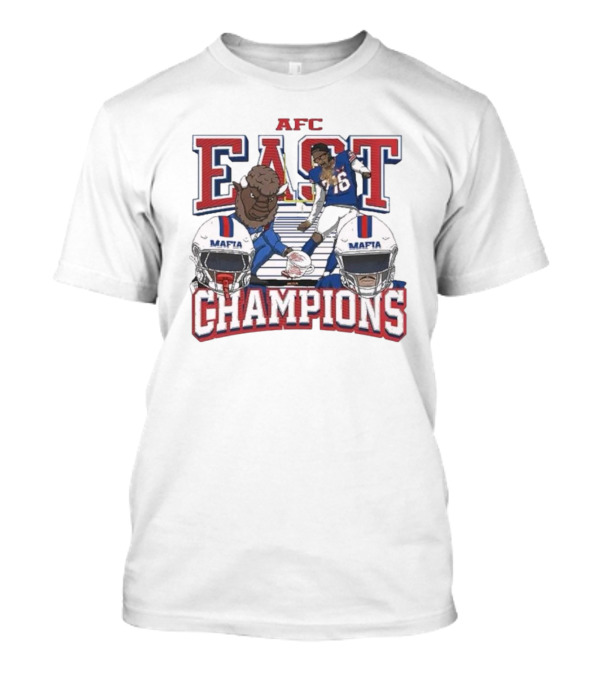 Buffalo Bills AFC East Champions Mafia 5x’s In A Row T-Shirt
