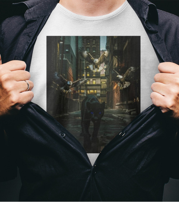 Philadelphia Eagles Vs Carolina Panthers On The Hunt In Our Territory T-Shirt