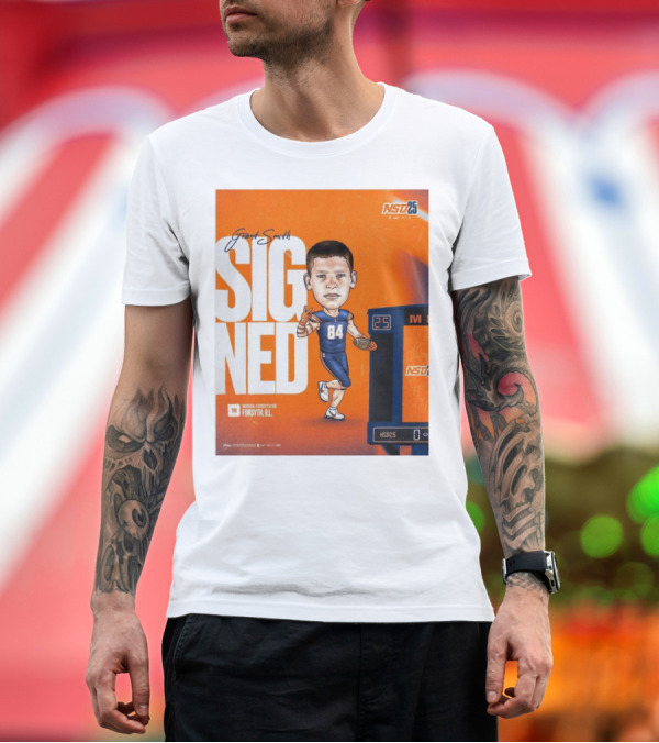 Premium T-Shirt: Illinois Fighting Illini Signed Grand Smith TE Maroa-Forsyth HS NSD 25 Forsyth Ill T-Shirt Illinois Fighting Illini Signed Grand Smith TE Maroa-Forsyth HS NSD 25 Forsyth Ill T-Shirt