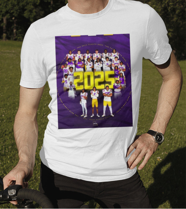 LSU Tigers The Path Starts Here 2025 Team Roster T-Shirt