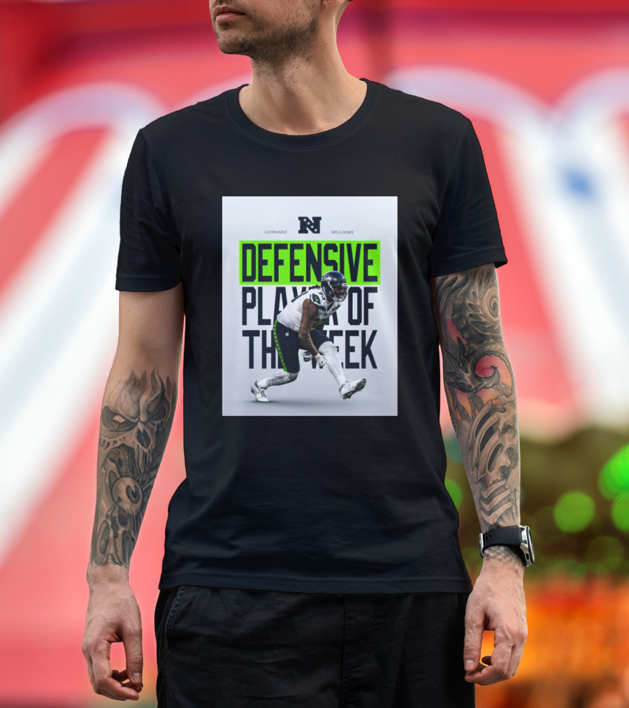 Leonard Williams Seahawks NFC Defensive Player of the Week T-Shirt