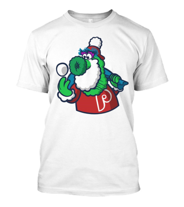 Philadelphia Phillies Merry Xmas 2024 With The Phanatic Holiday Spirit T-Shirt