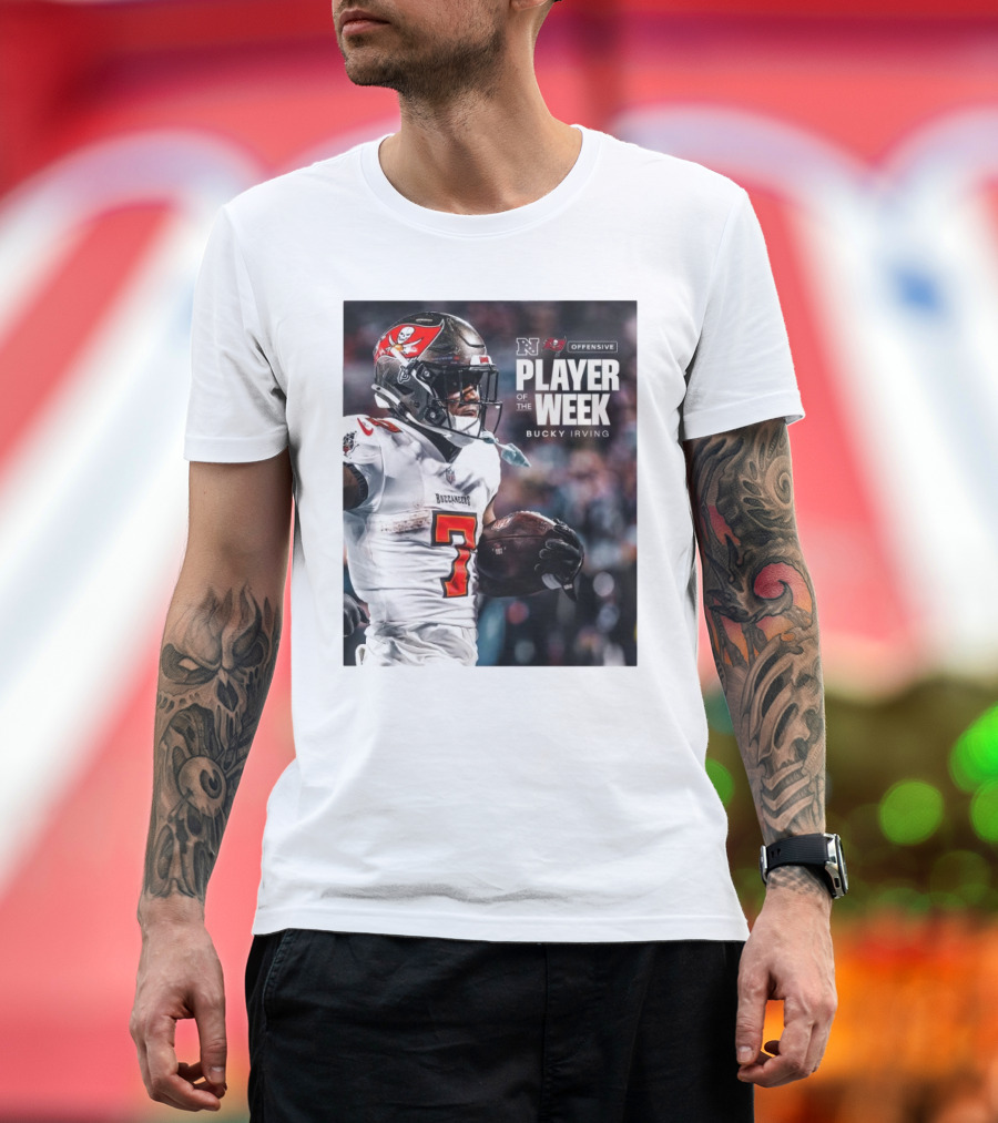 Tampa Bay Buccaneers Bucky Irving NFC Offensive Player of the Week T-Shirt