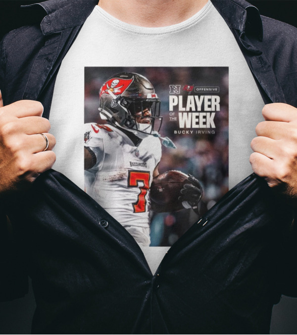 Tampa Bay Buccaneers Bucky Irving NFC Offensive Player Of The Week T-Shirt