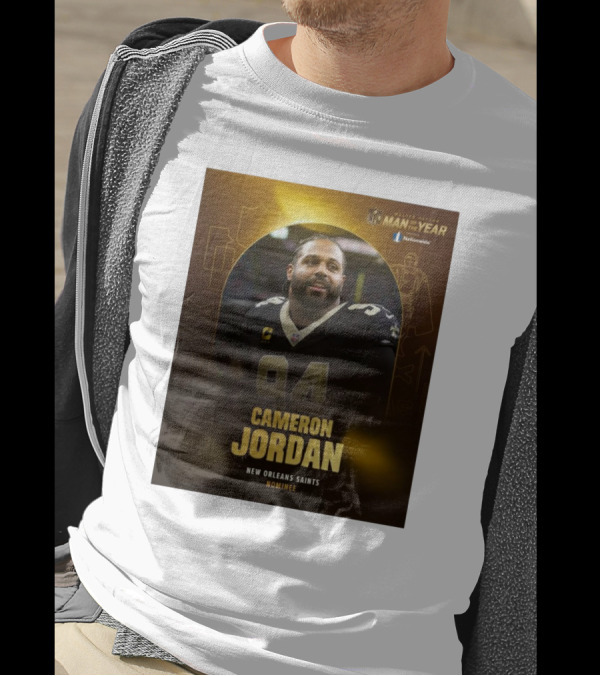 Cameron Jordan New Orleans Saints Walter Payton Man Of The Year Nominee T-Shirt
