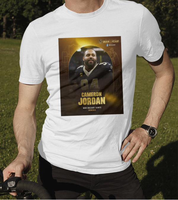 Cameron Jordan New Orleans Saints Walter Payton Man Of The Year Nominee T-Shirt