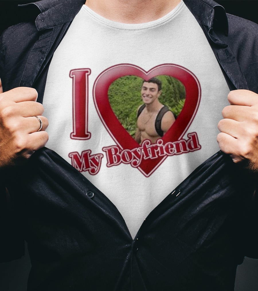 Luigi Mangione I Heart My Boyfriend T-Shirt